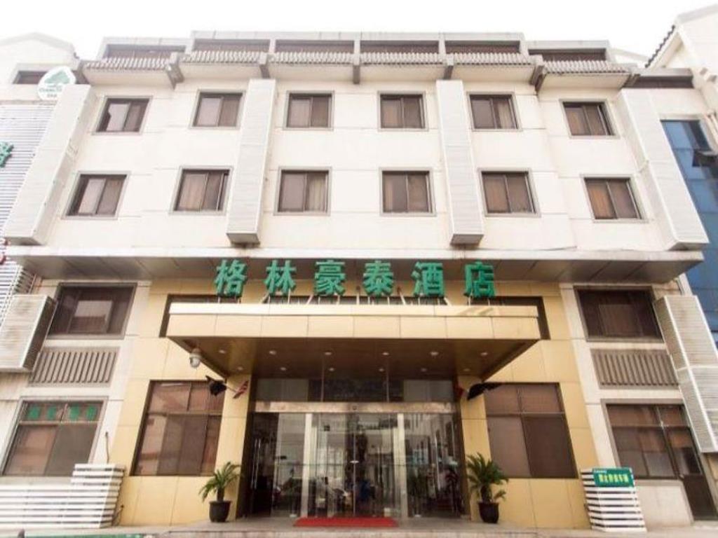 Greentree Inn Suzhou Guanqian Yangyuxiang Metro Station Business Hotel Exterior foto